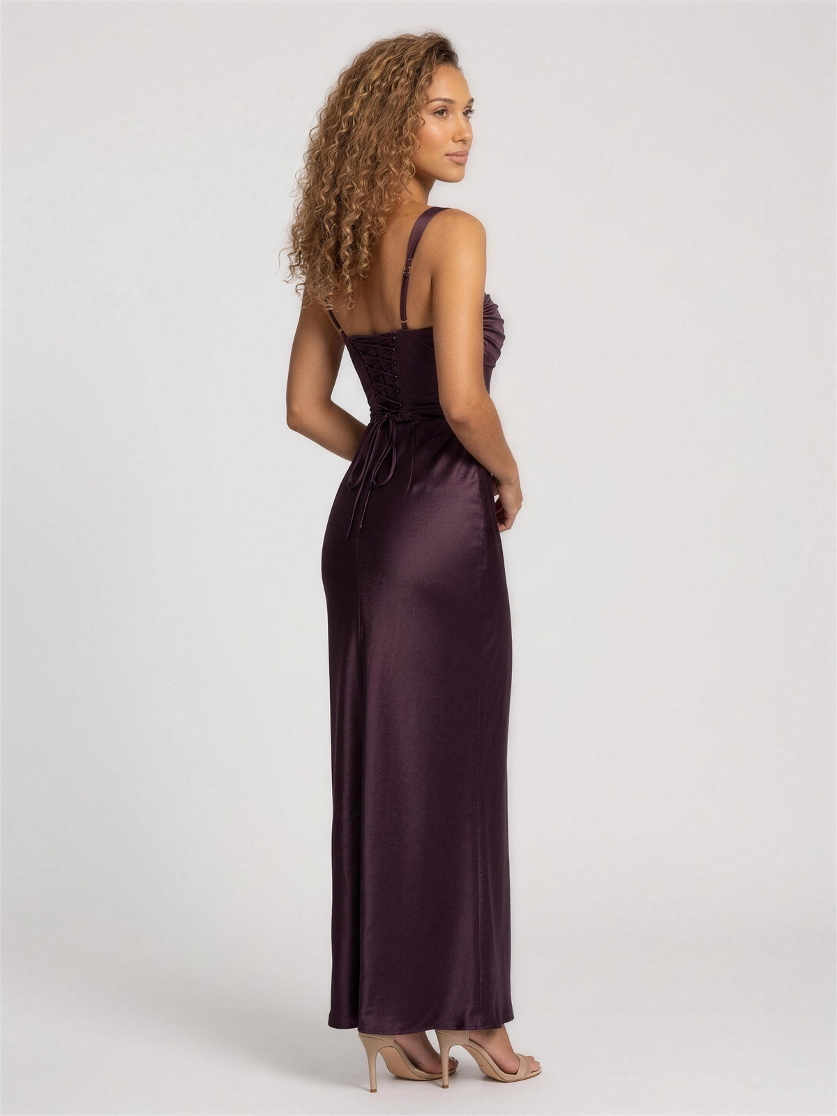April Maxi Dress - Plum