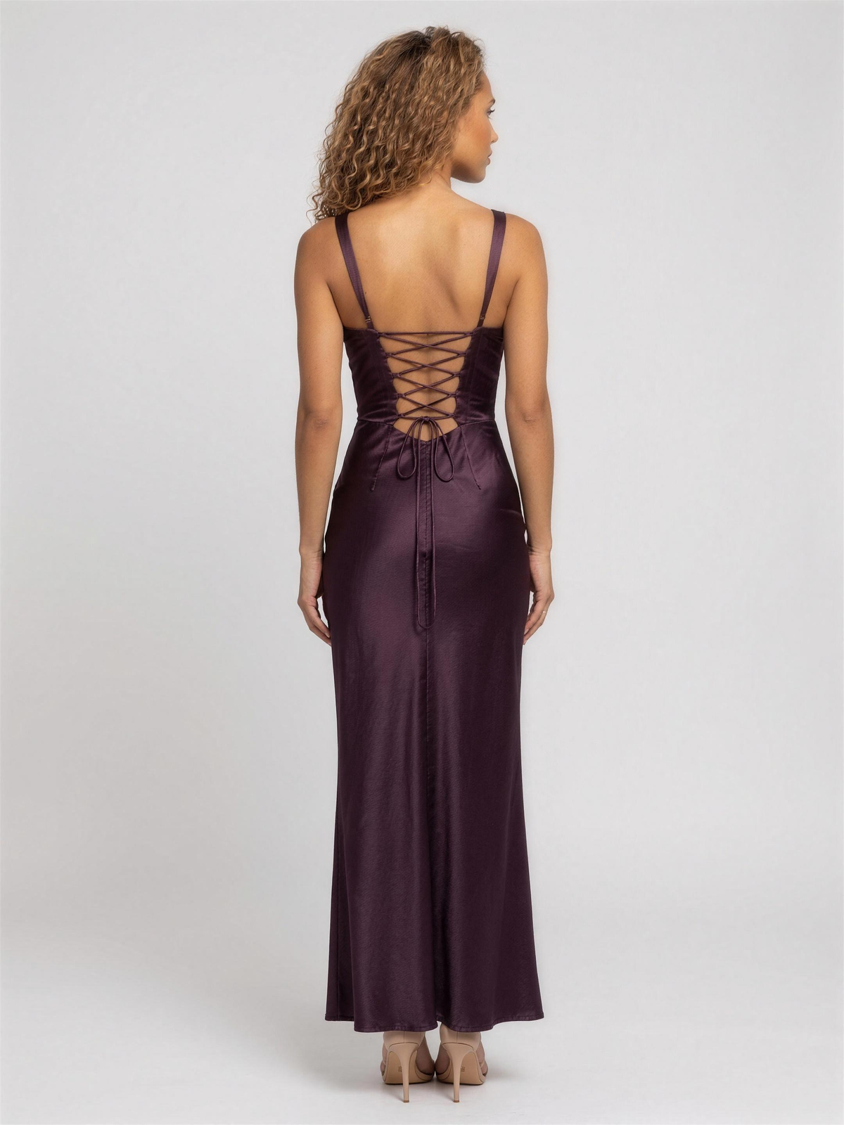 April Maxi Dress - Plum