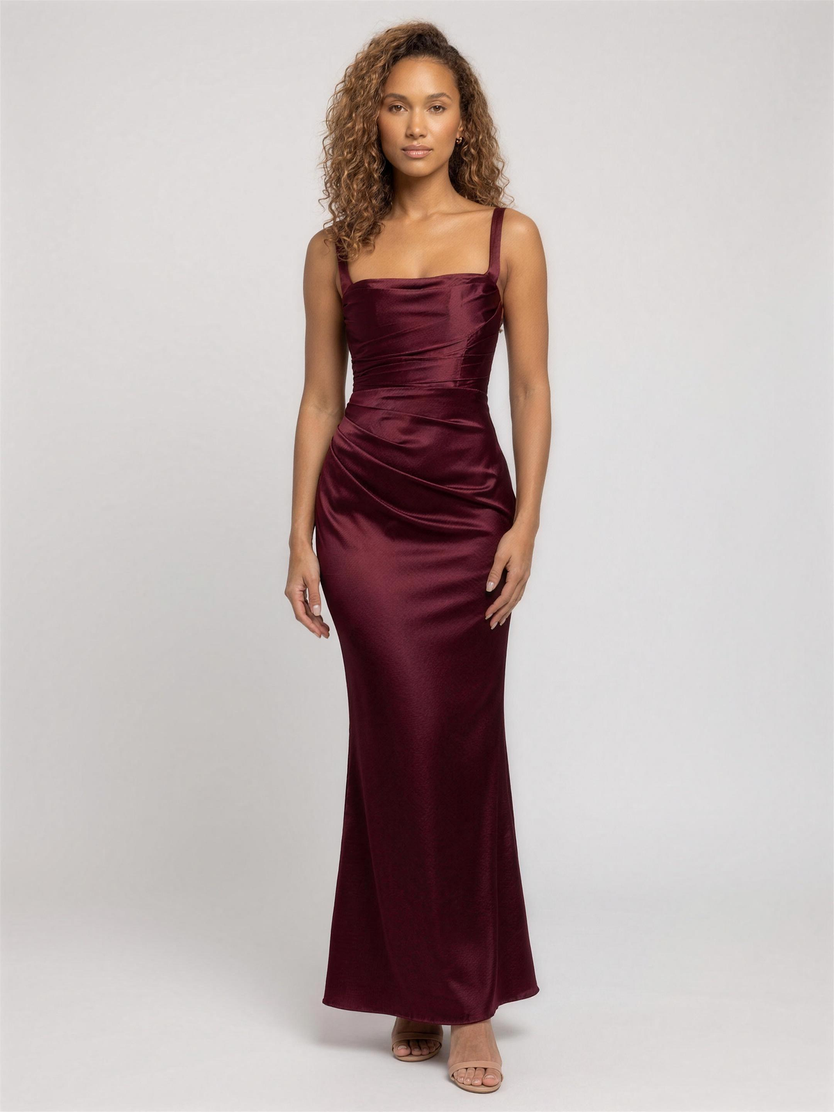 April Maxi Dress - Cherry