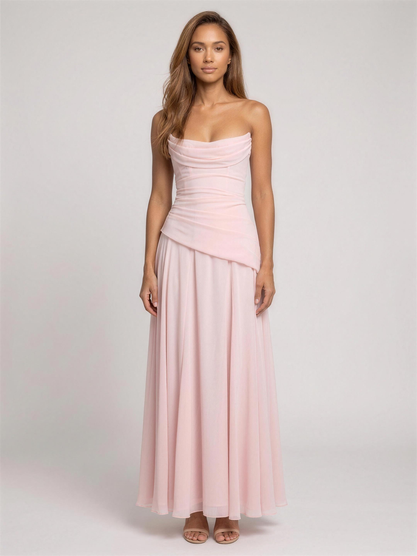 Zola Maxi Dress - Blush