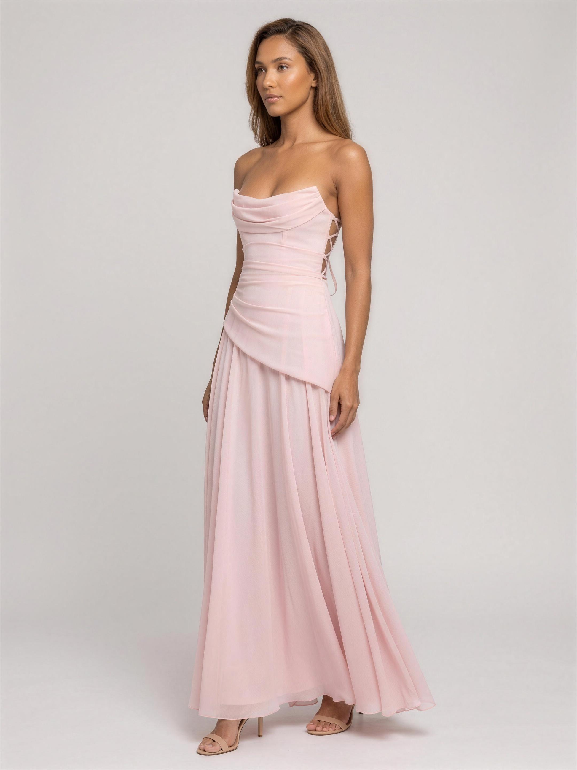 Zola Maxi Dress - Blush