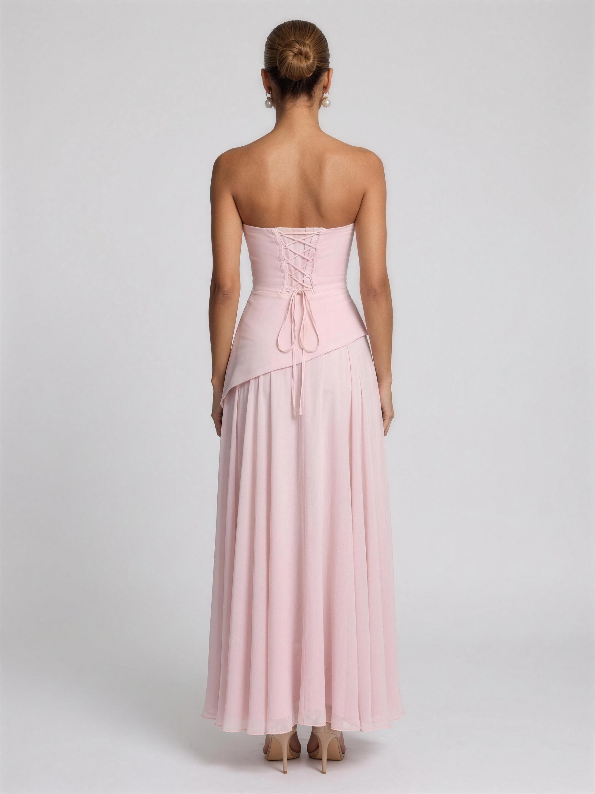 Zola Maxi Dress - Blush