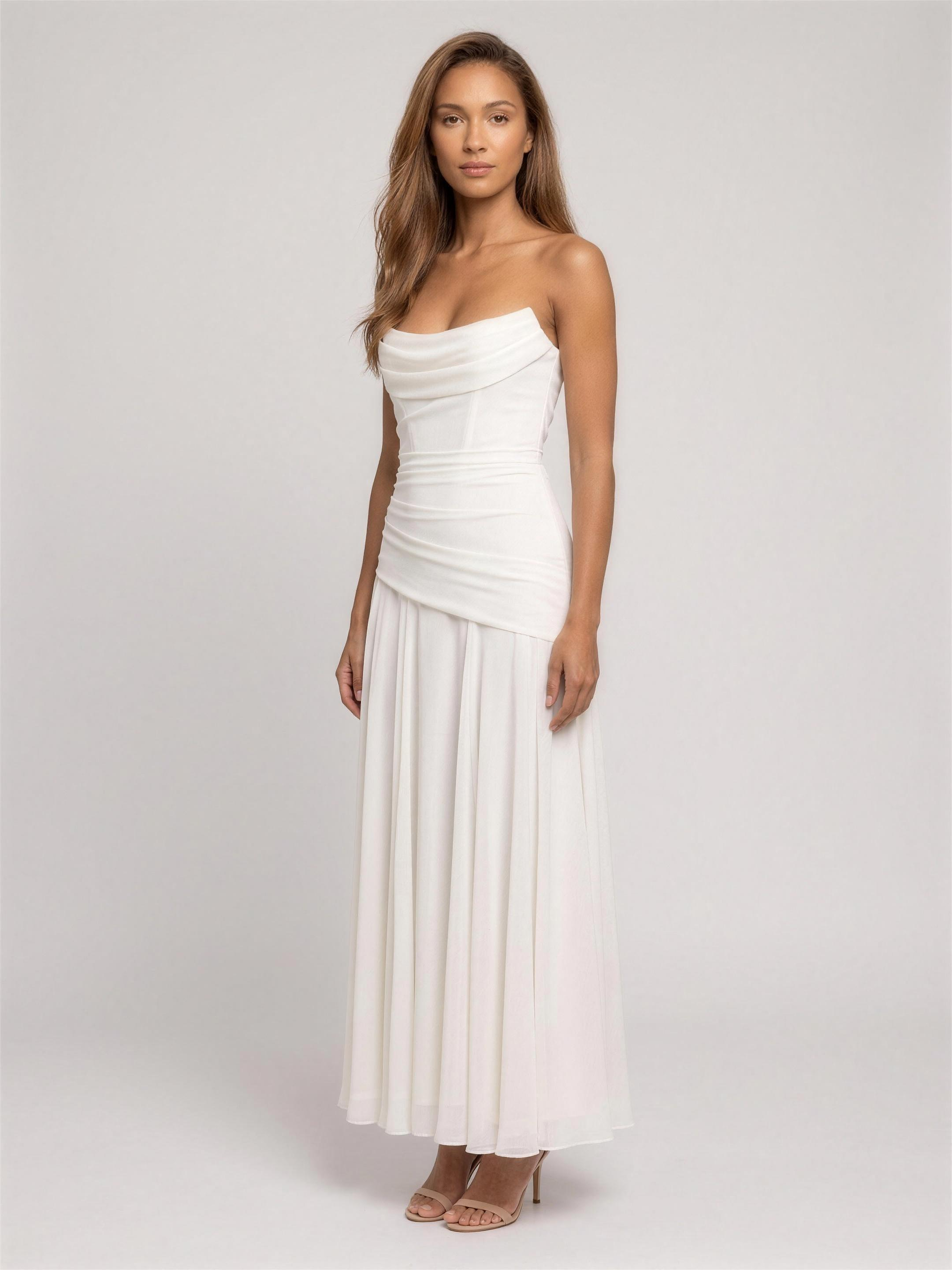 Zola Maxi Dress - Ivory