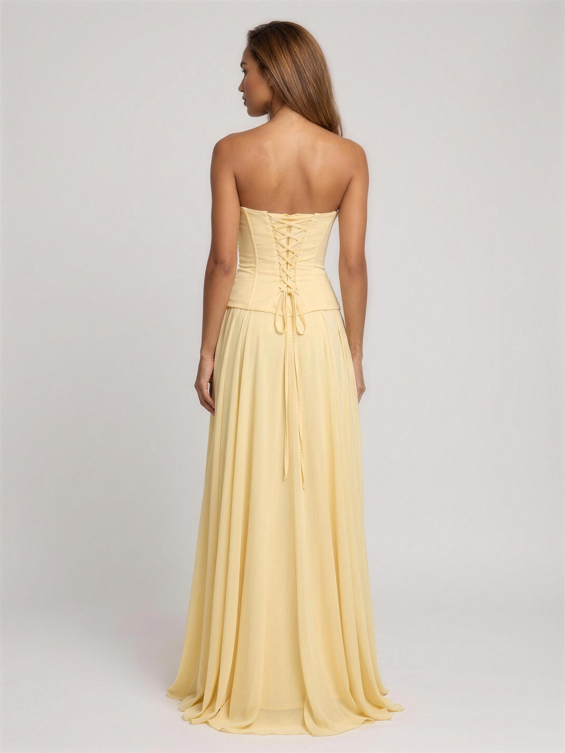 Zola Maxi Dress - Lemon