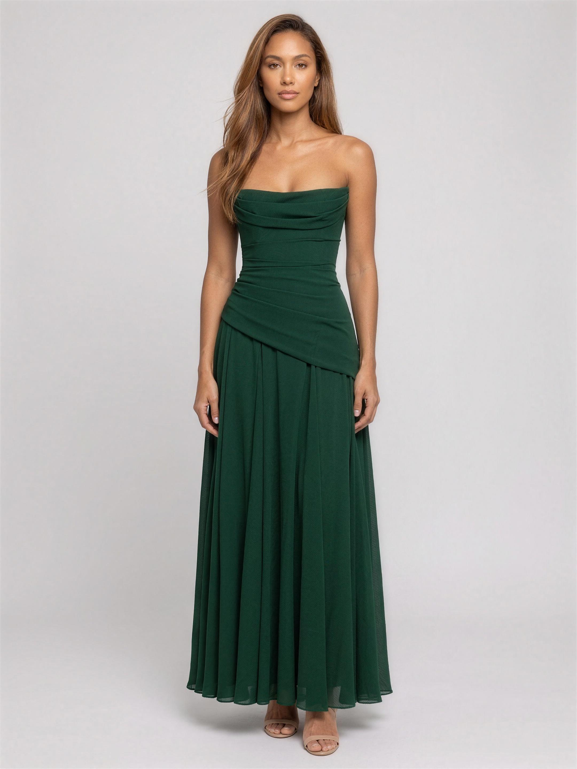Zola Maxi Dress - Emerald