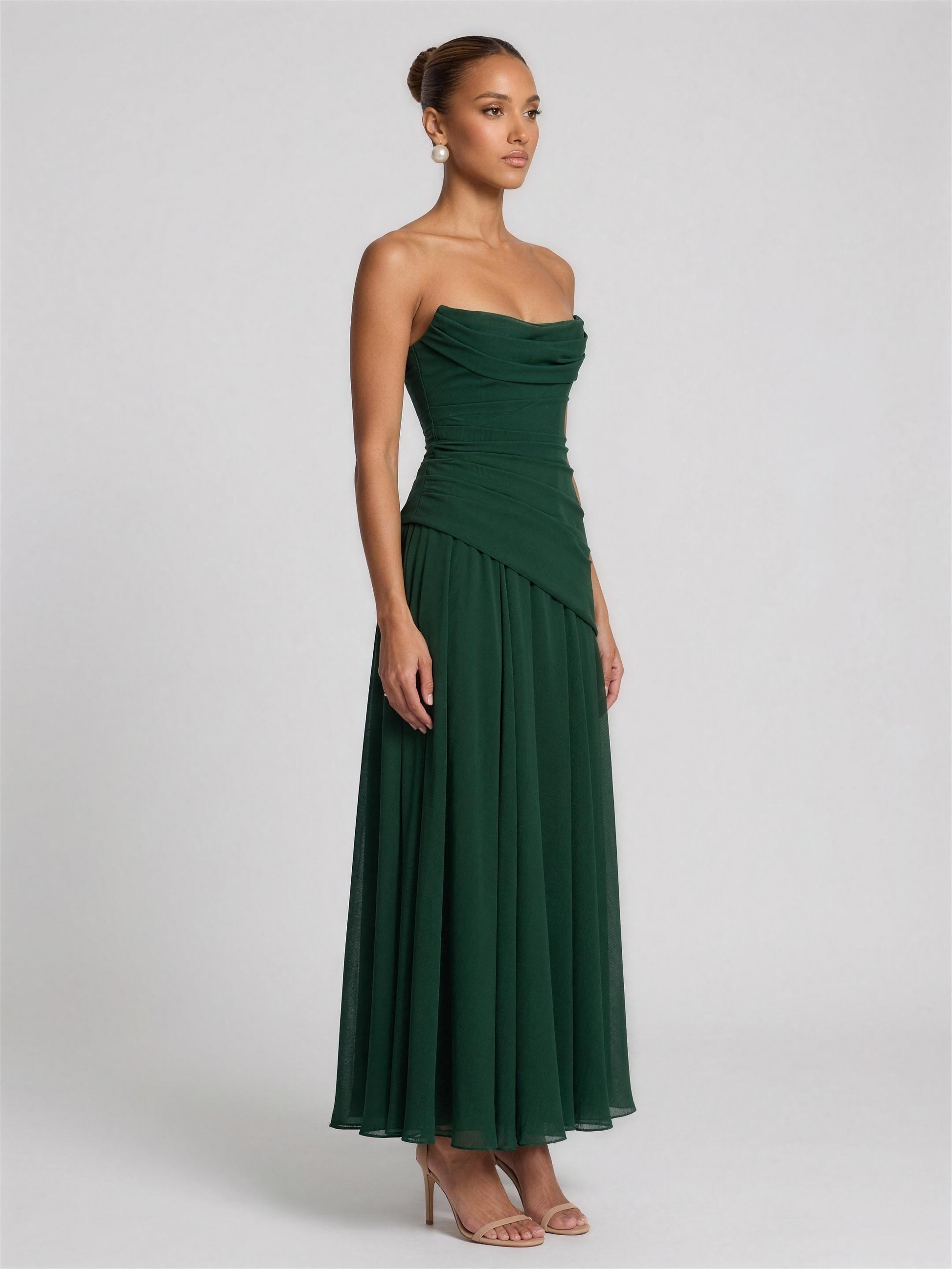 Zola Maxi Dress - Emerald