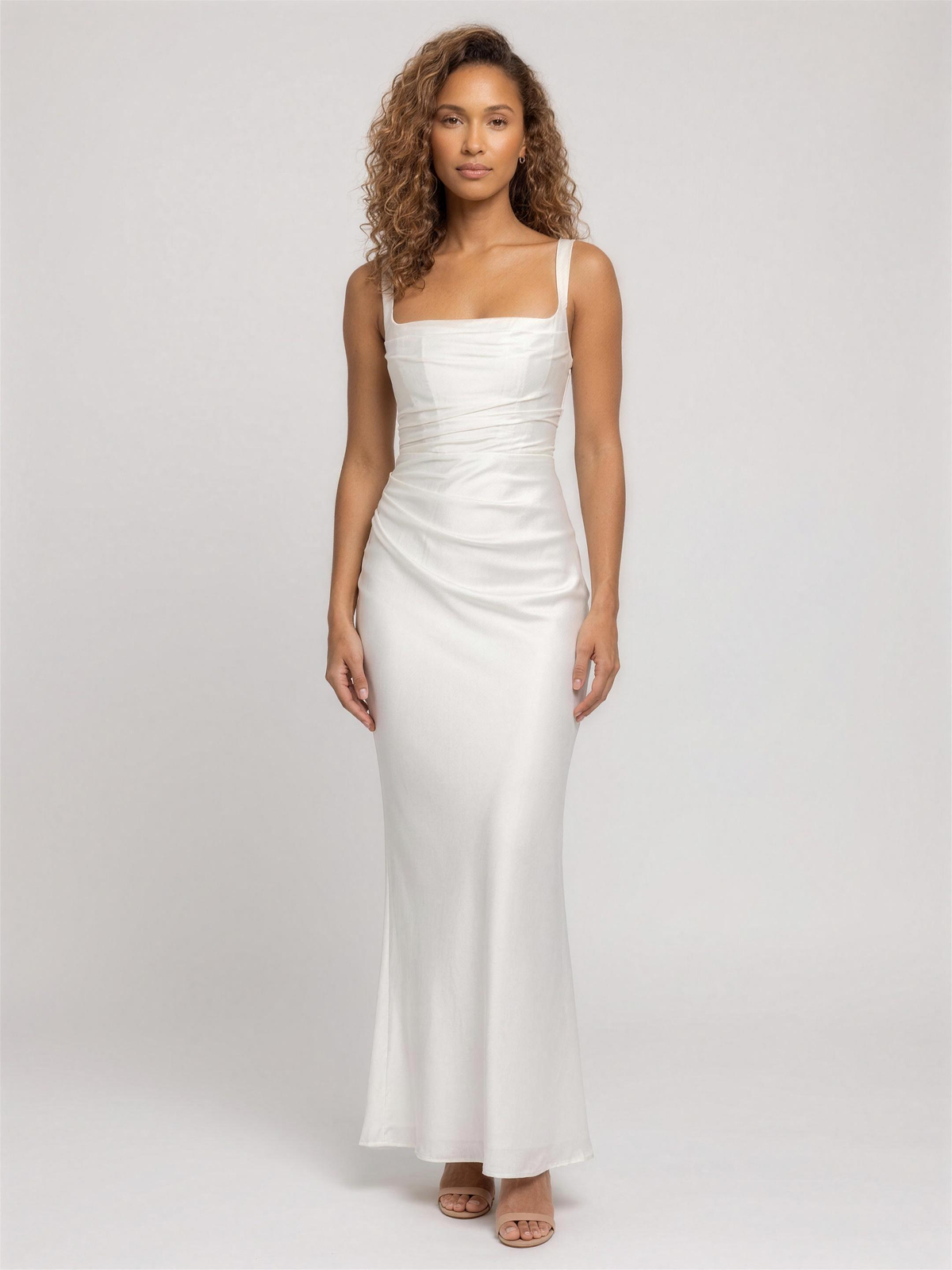 April Maxi Dress - Ivory