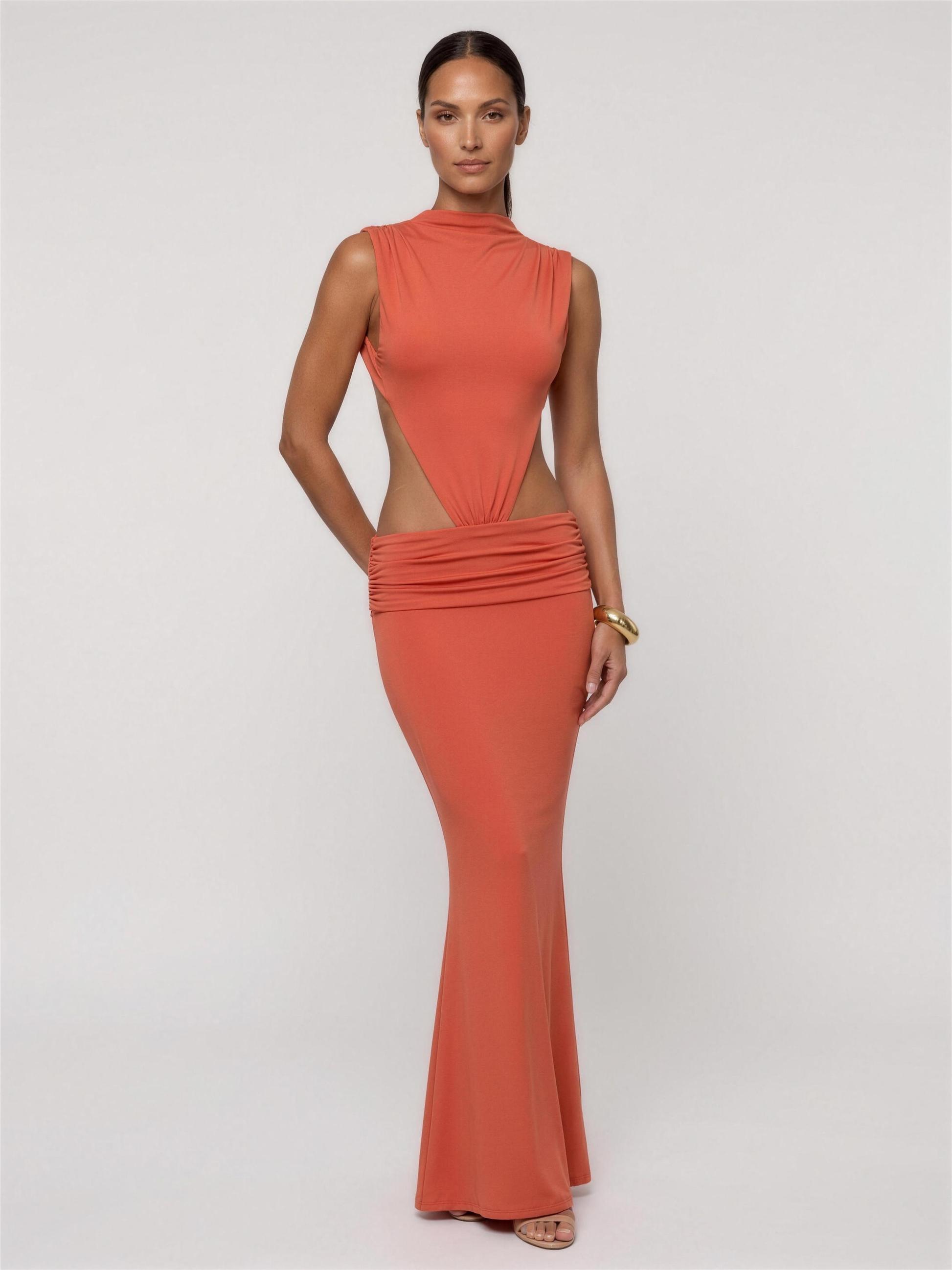 Ayla Maxi Dress - Orange
