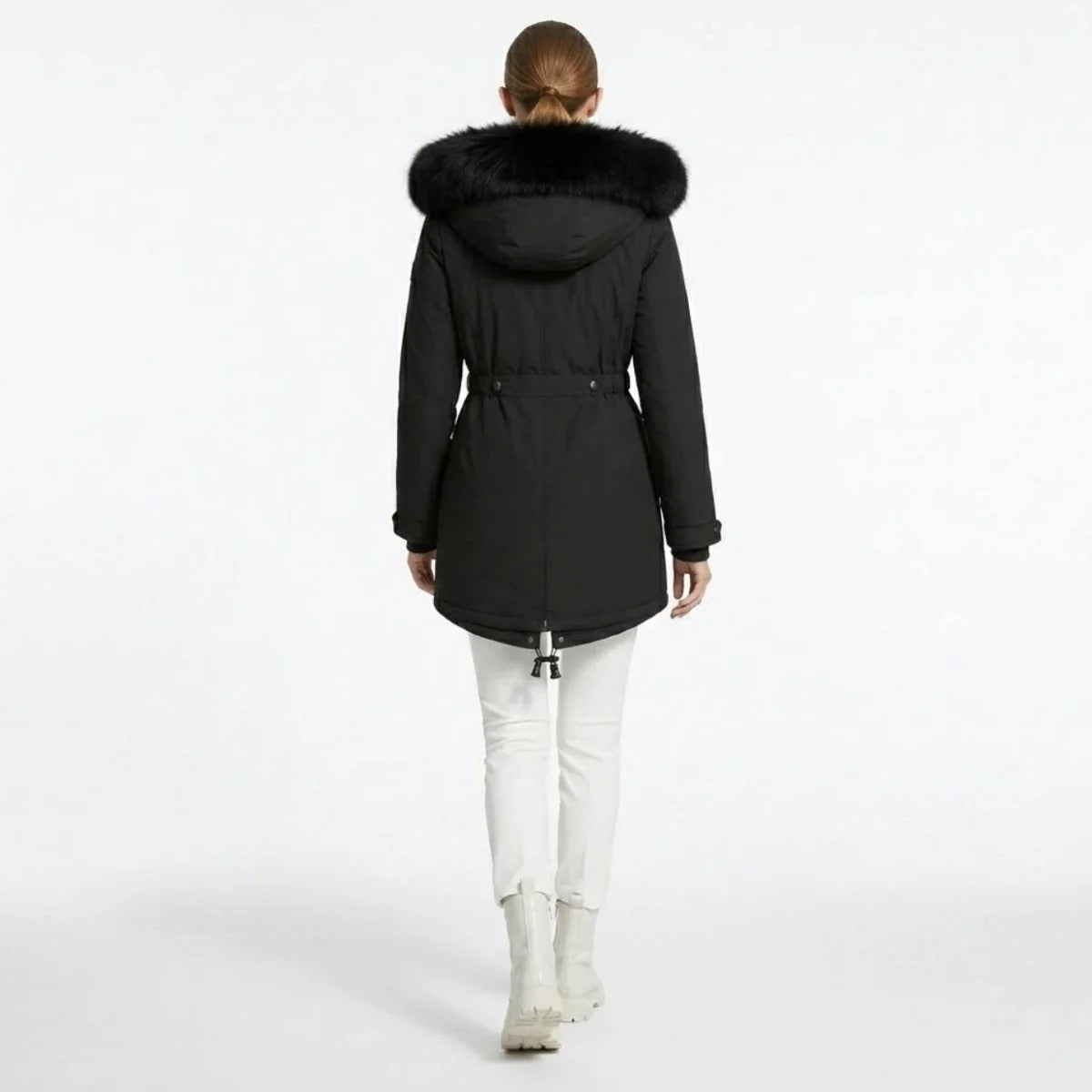 Hailey Faux Hooded Parka Jacket