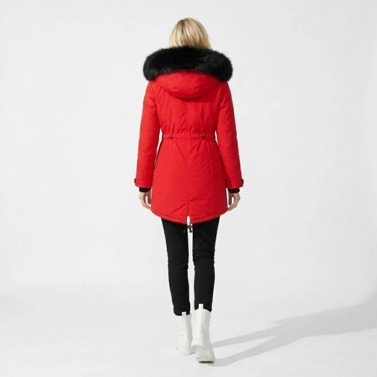 Hailey Faux Hooded Parka Jacket