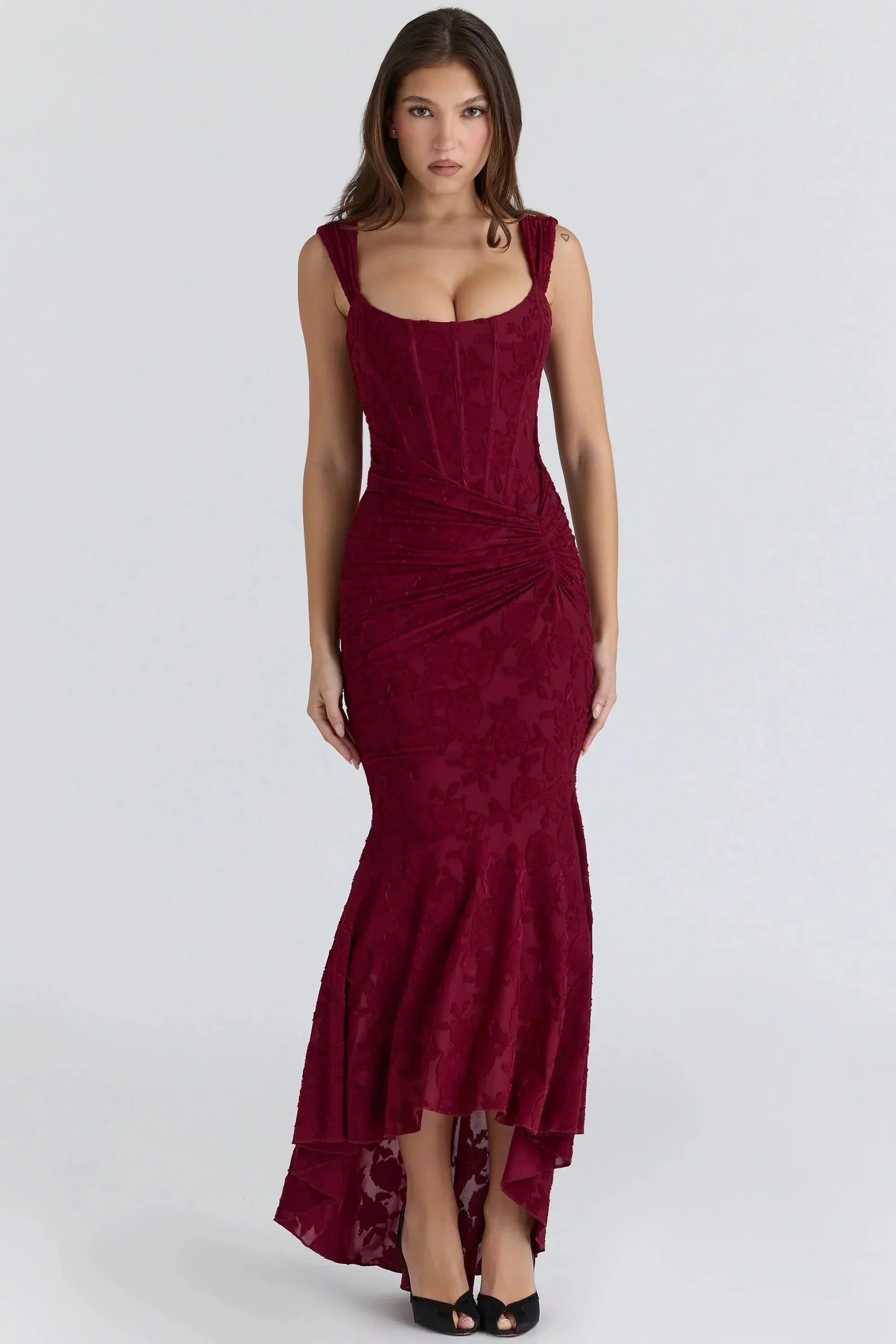 Regina Maxi Dress - Red