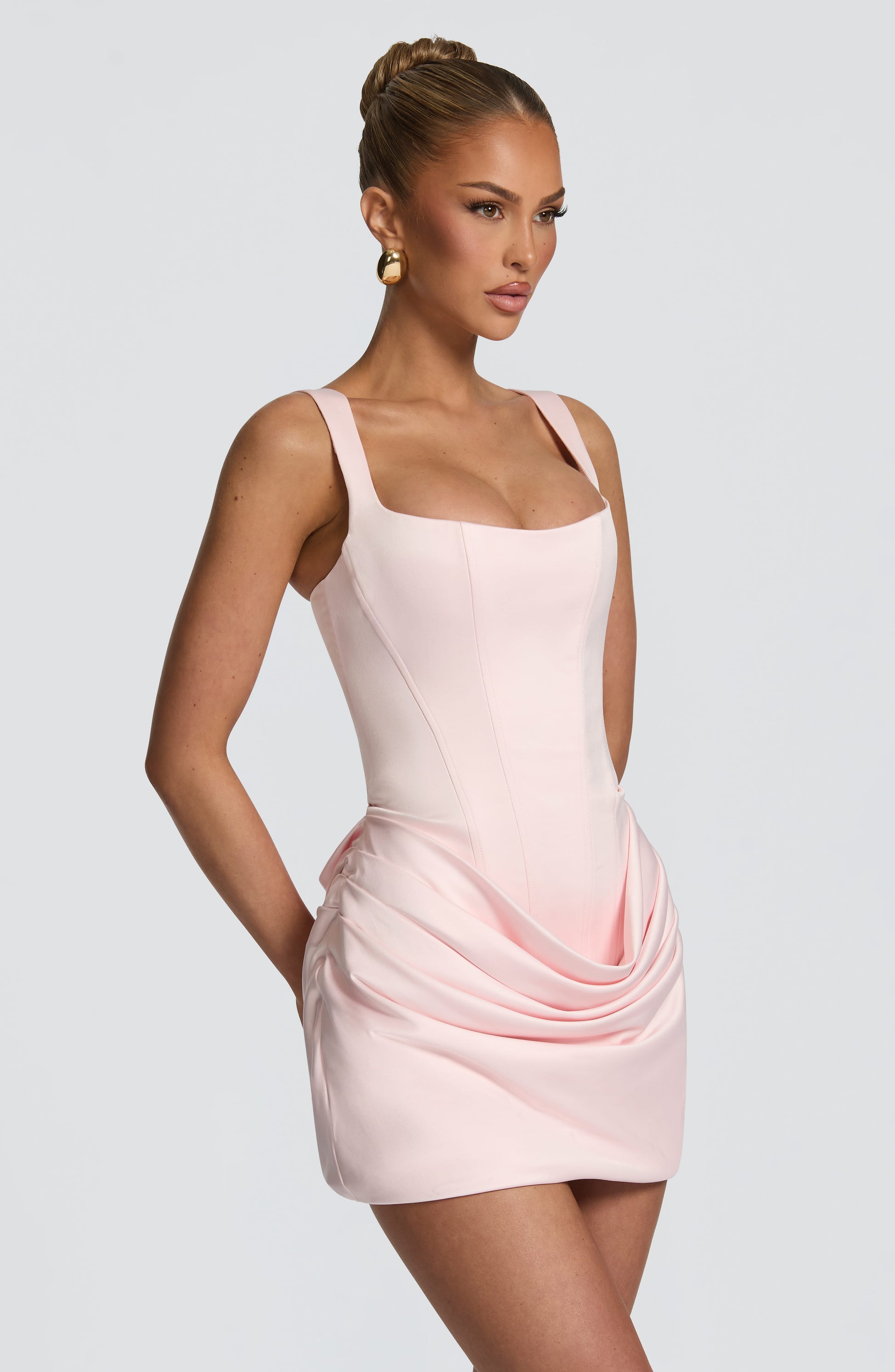 Antonia Mini Dress - Blush