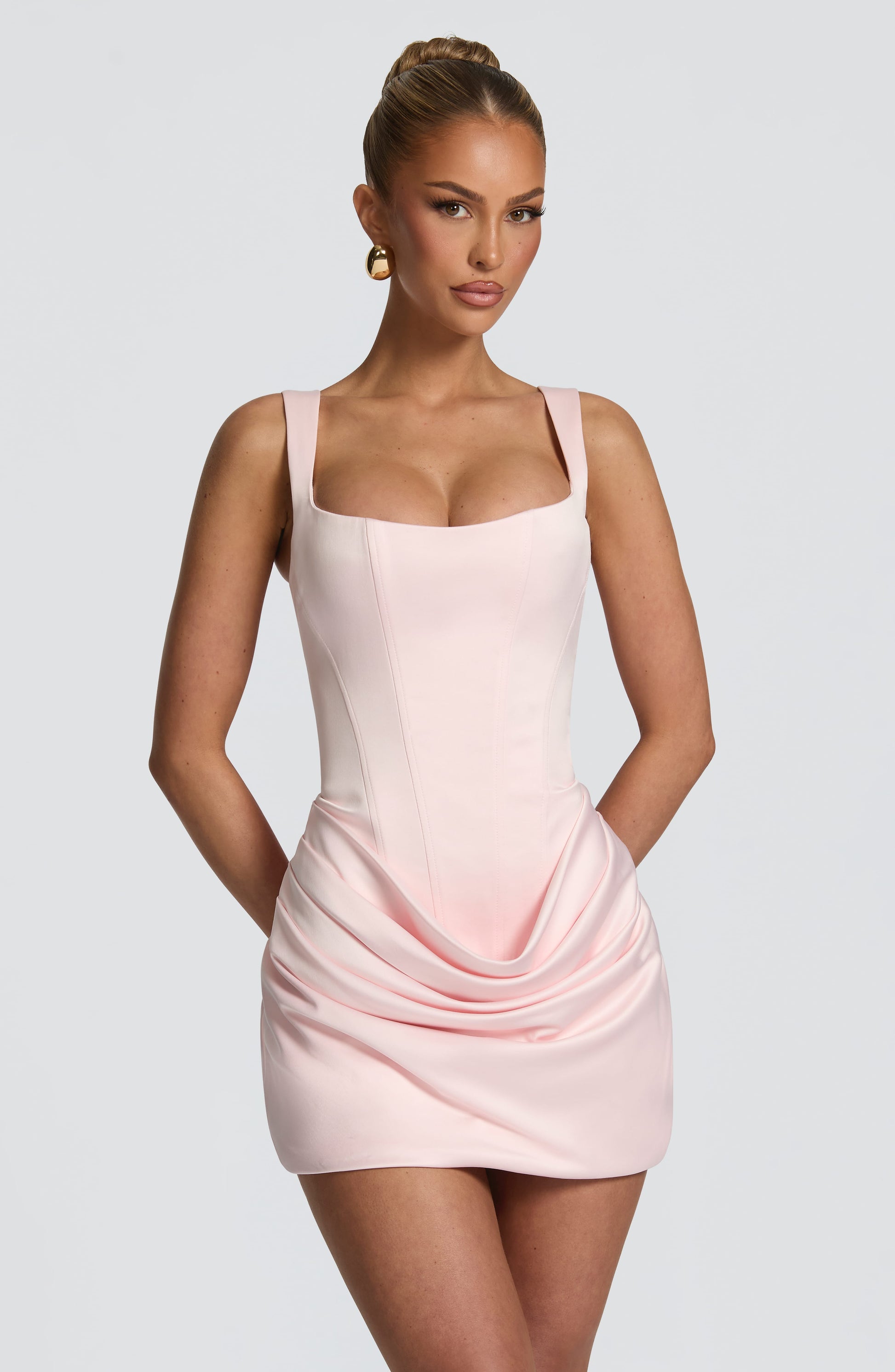 Antonia Mini Dress - Blush