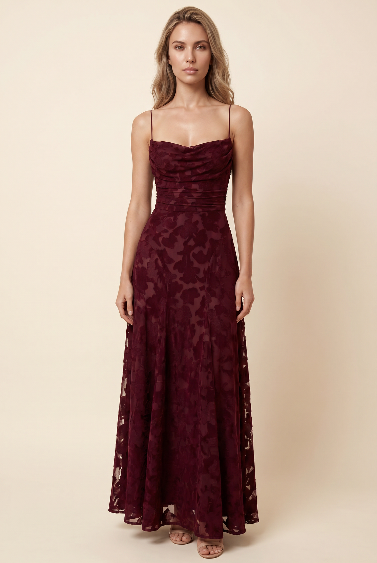 Katalina Maxi Dress - Burgundy