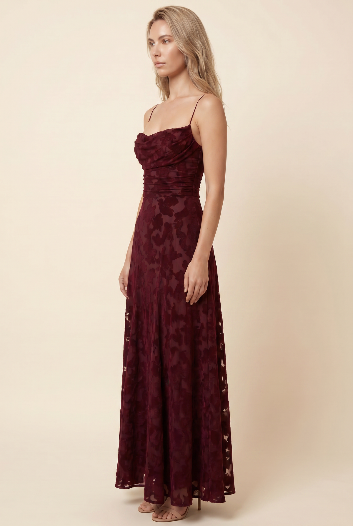 Katalina Maxi Dress - Burgundy