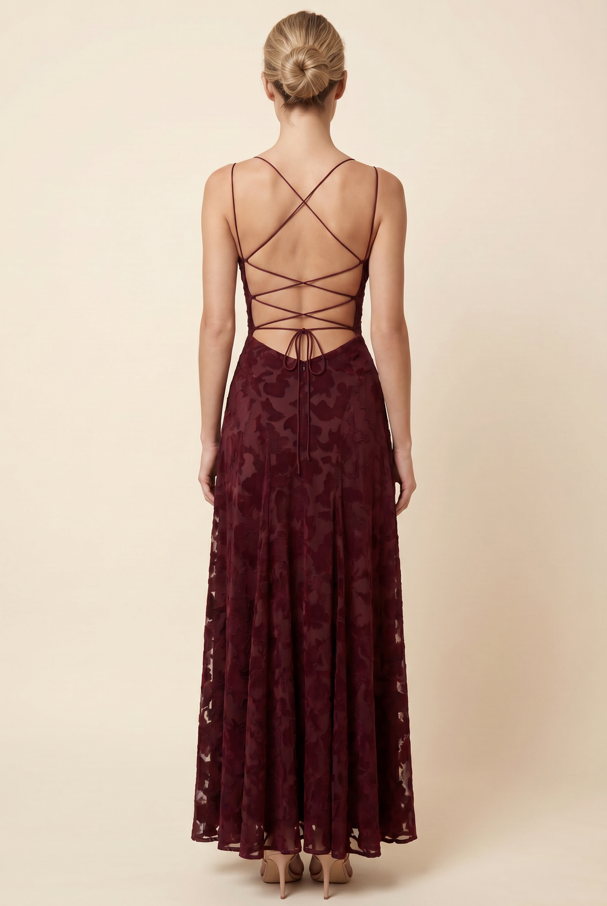Katalina Maxi Dress - Burgundy
