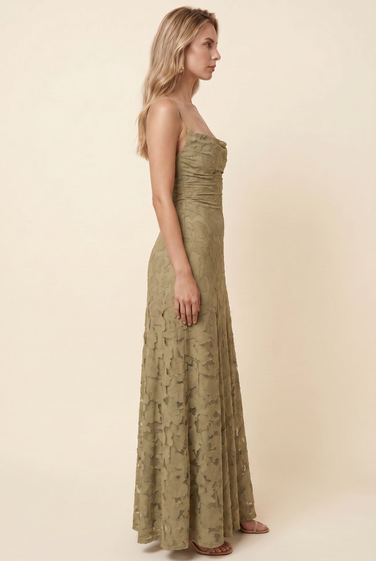 Katalina Maxi Dress - Olive Green