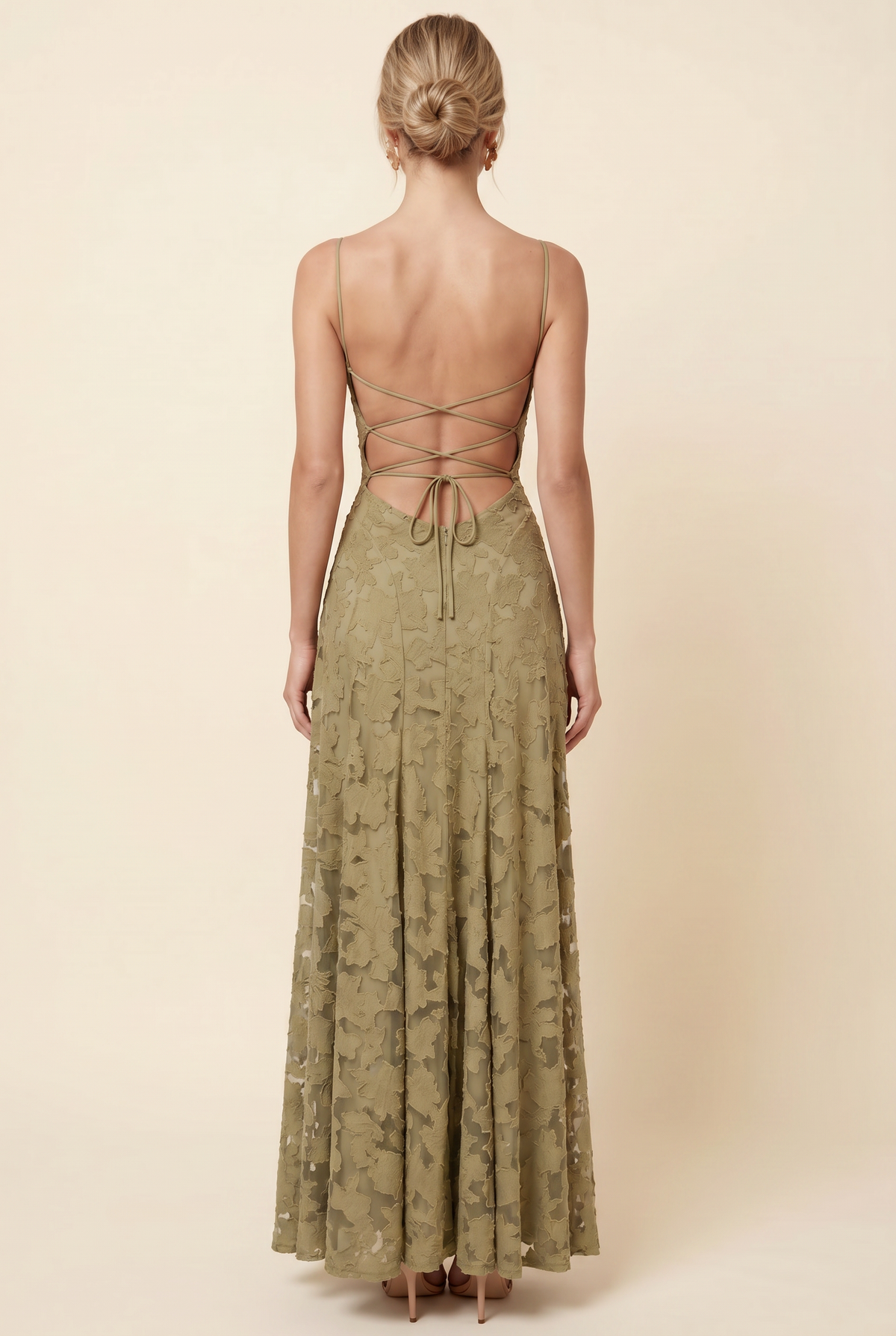 Katalina Maxi Dress - Olive Green