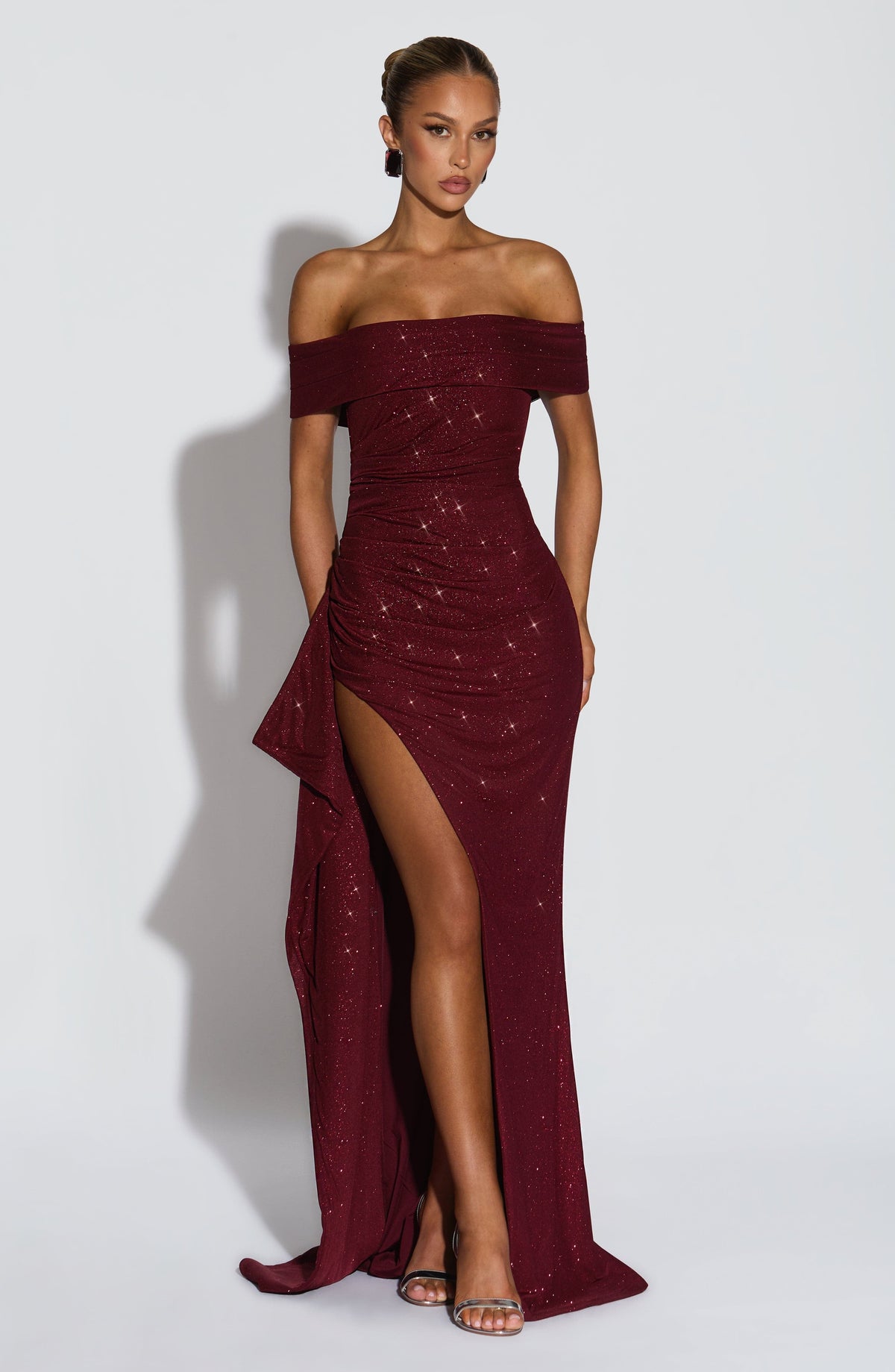 Kaya Maxi Dress - Wine Sparkle