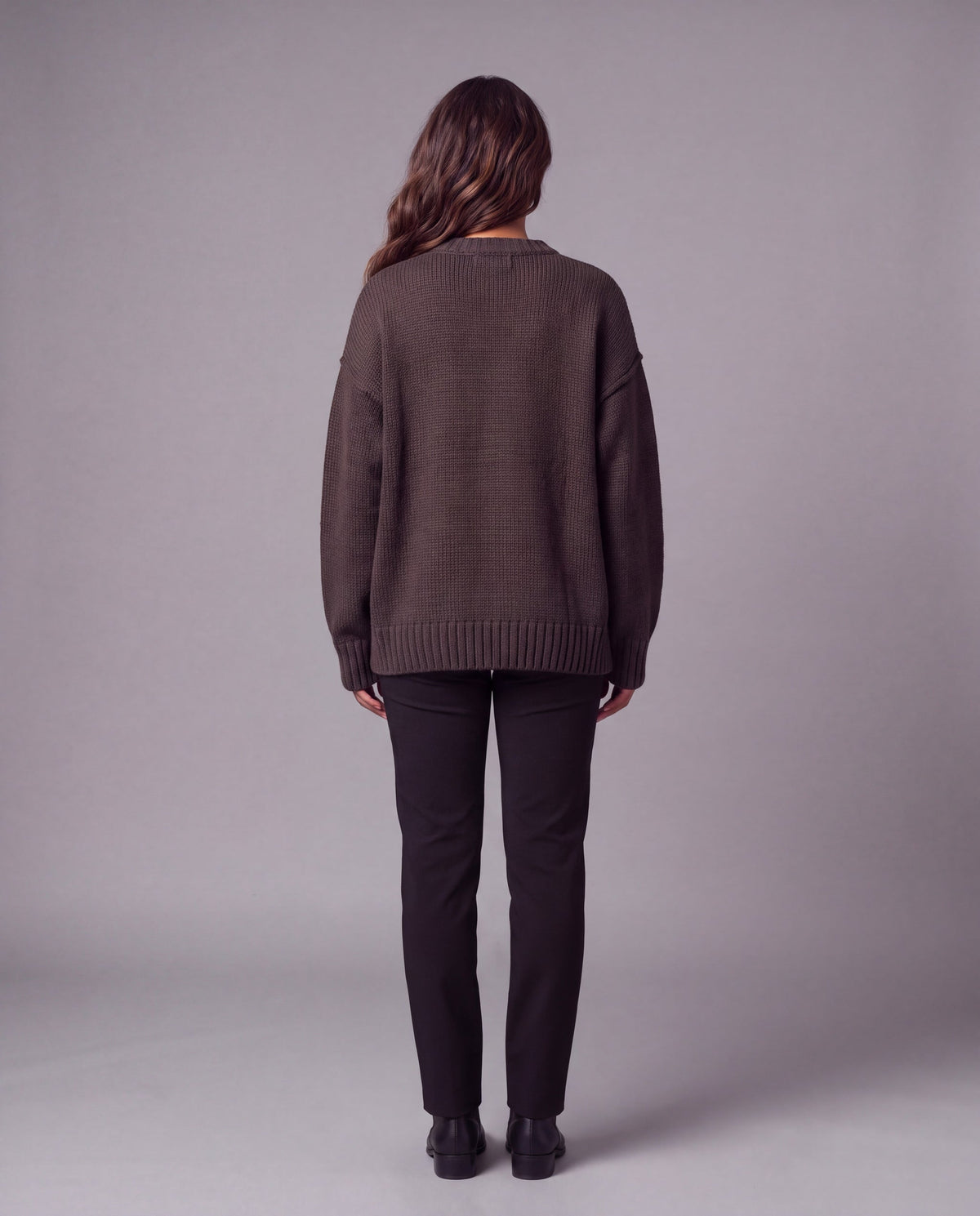 Aida Crew-Neck Knit Top