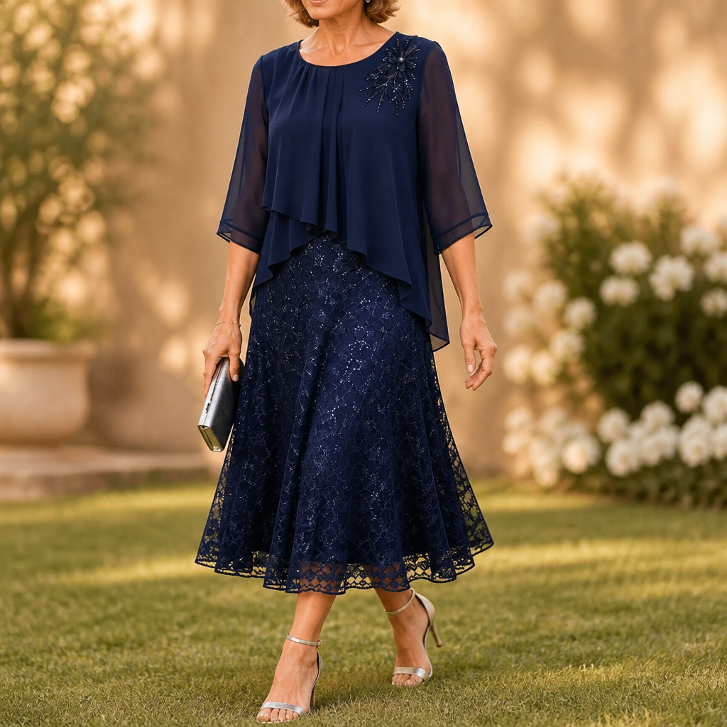 Alinta Lace Midi Dress