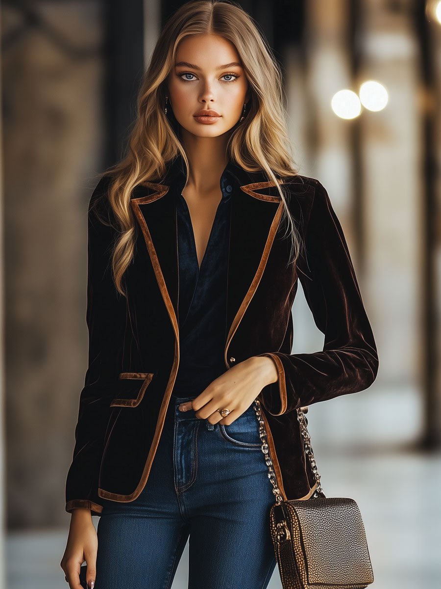Alizee Contrast Blazer