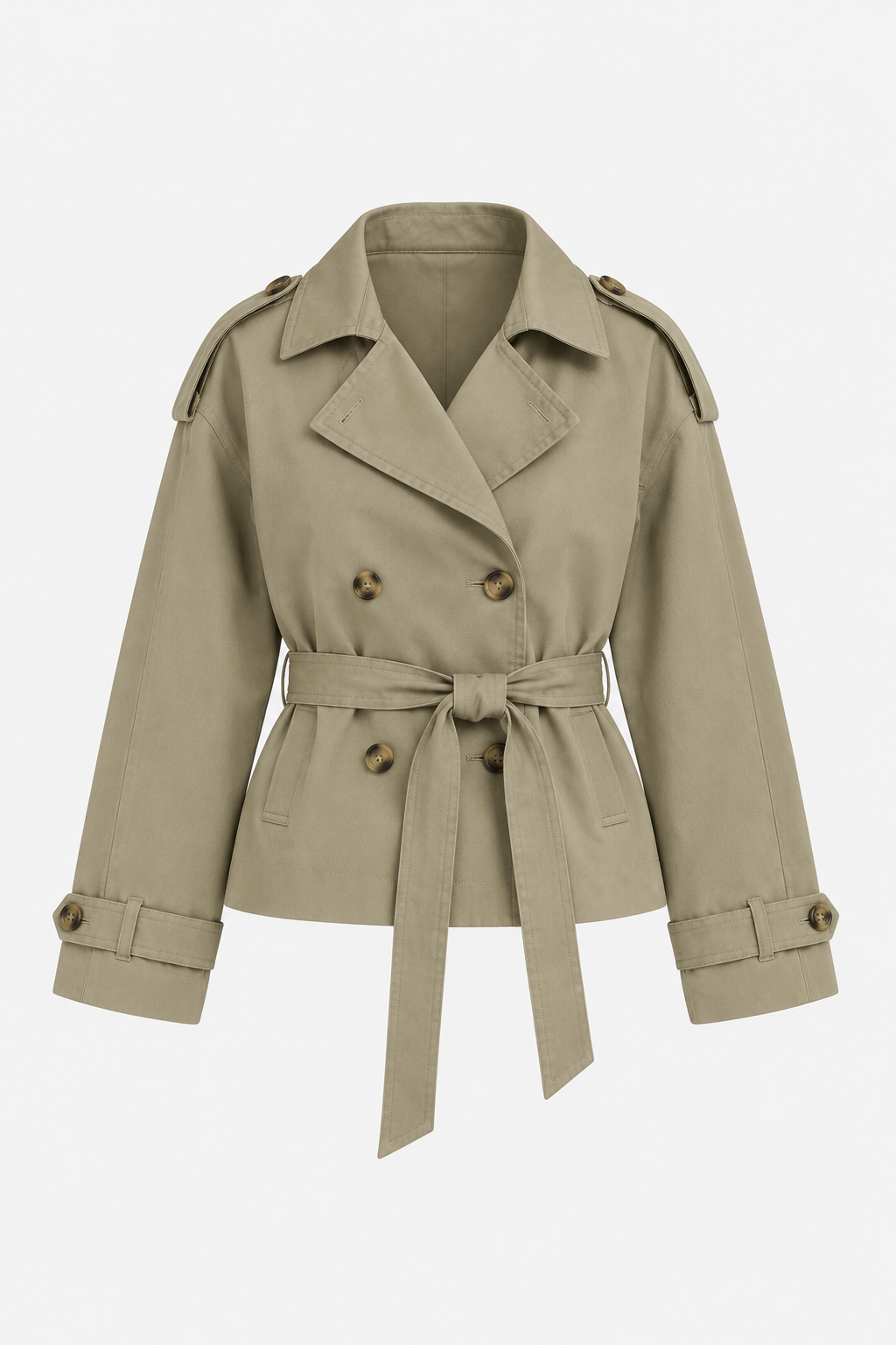 Amabel Cropped Trench Coat