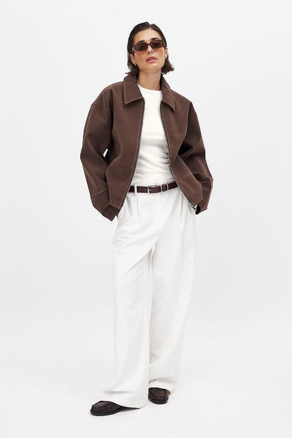 Ava Faux Suede Jacket