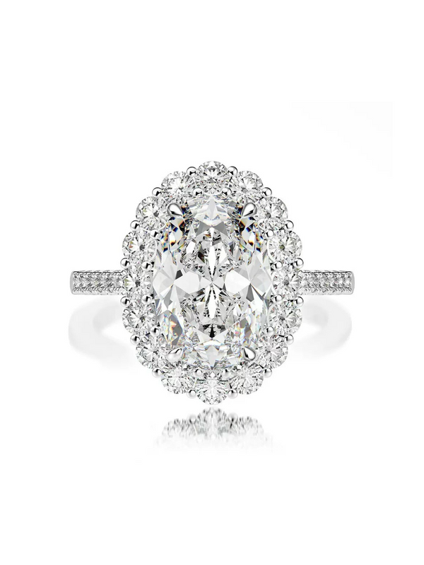 Avalyn Oval Halo Ring