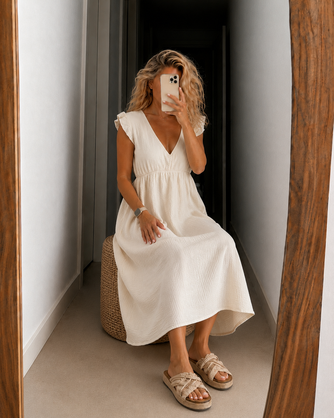 Belisande Midi Dress
