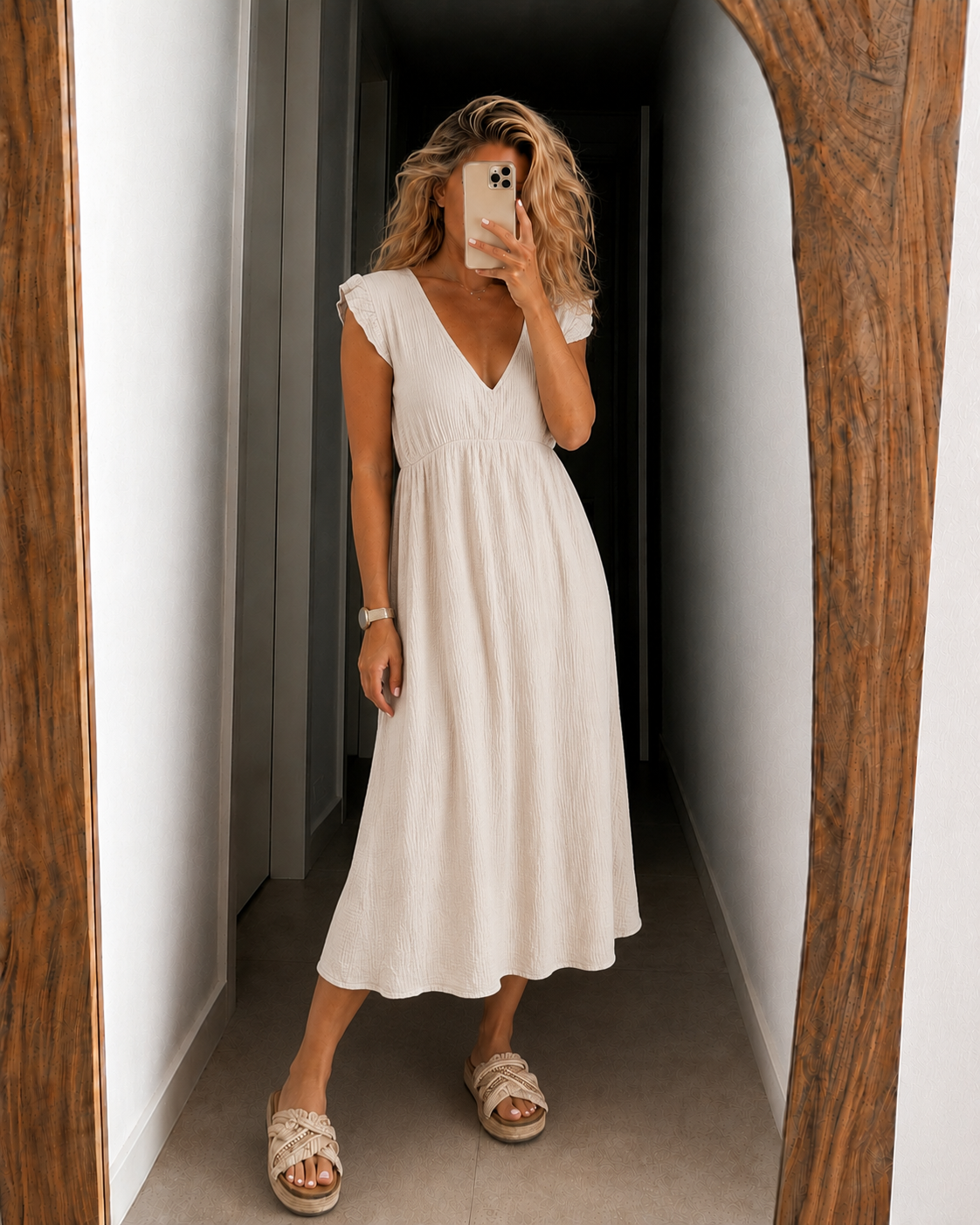 Belisande Midi Dress