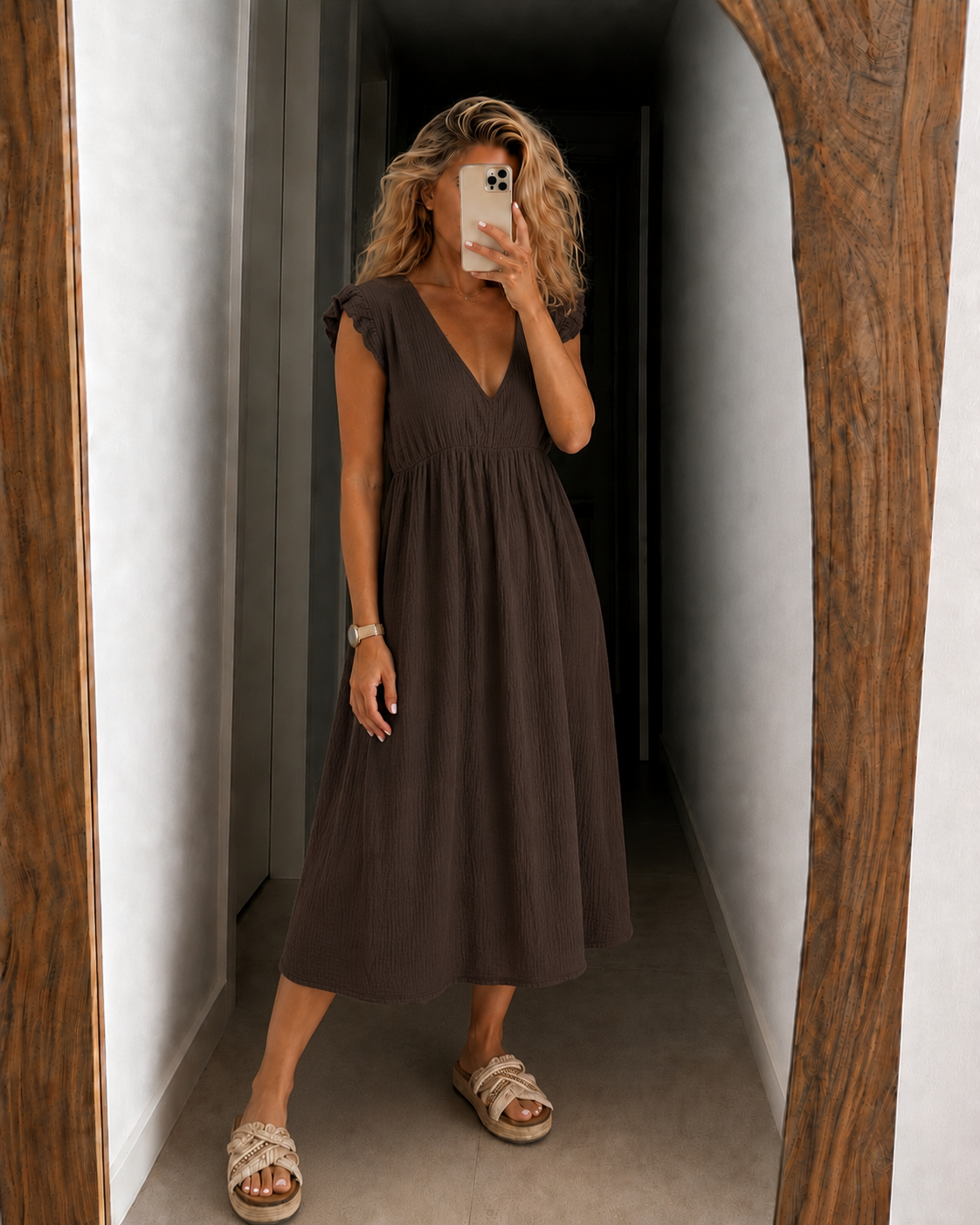 Belisande Midi Dress