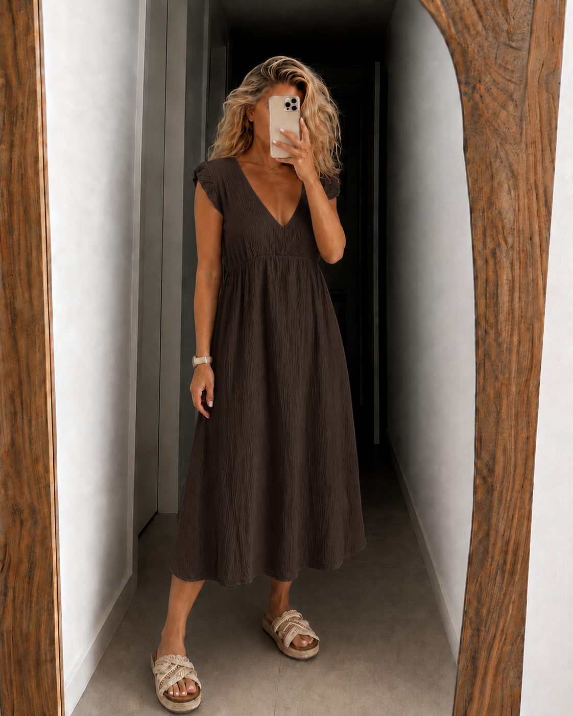 Belisande Midi Dress