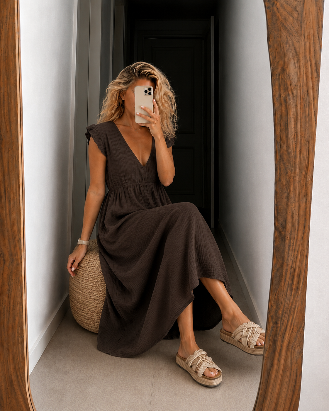 Belisande Midi Dress