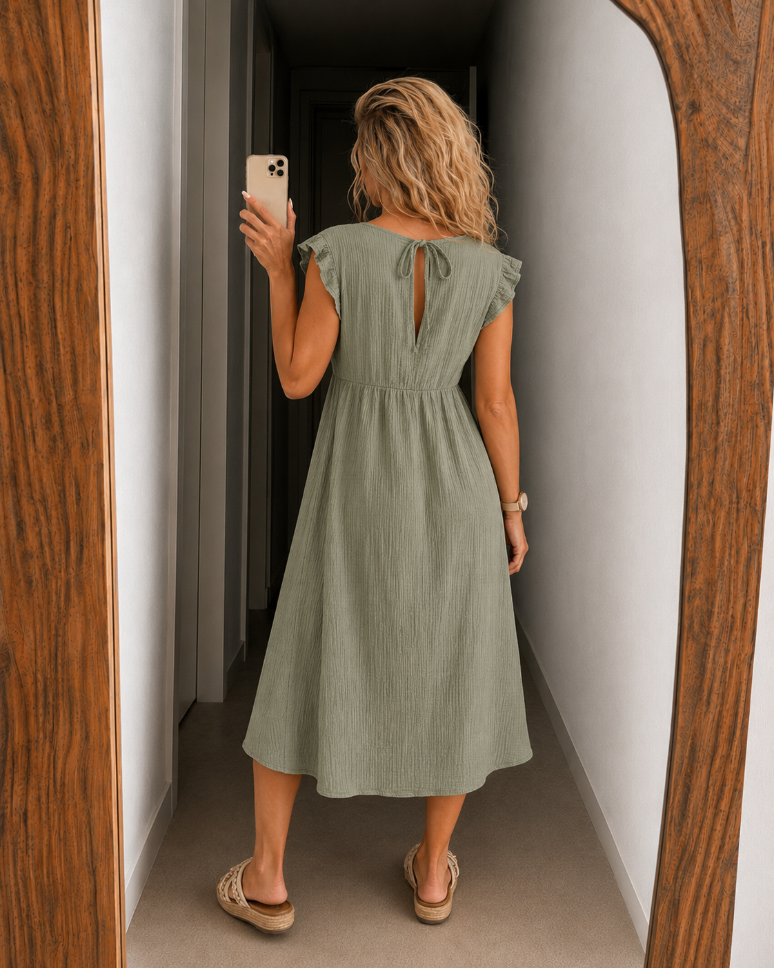 Belisande Midi Dress