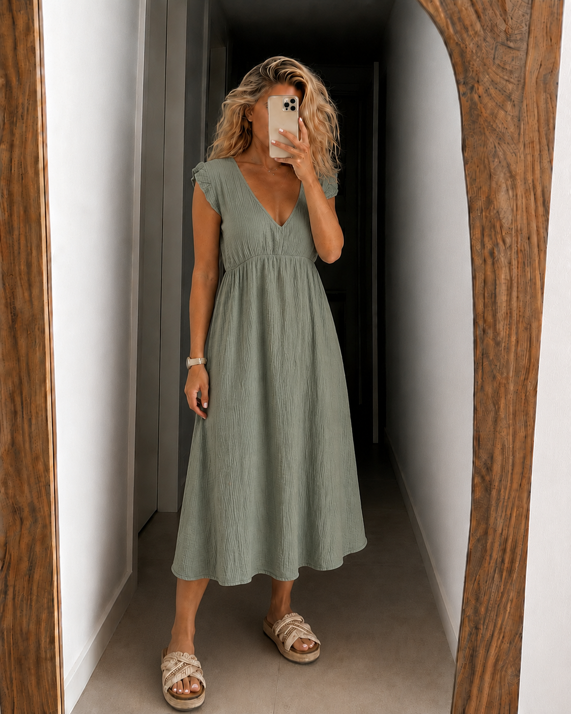 Belisande Midi Dress