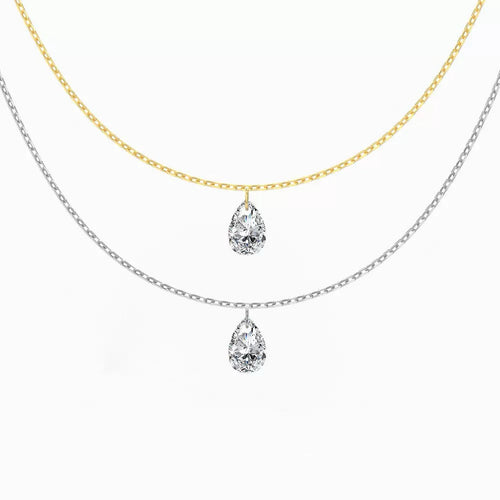 Ceridwen Pear Drop Necklace - Gold
