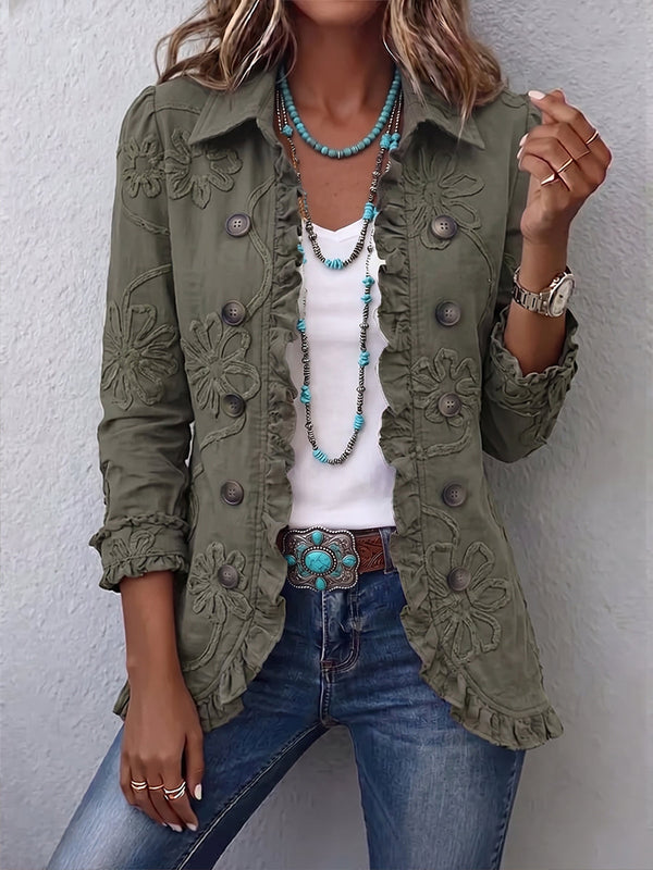 Clarisse Ruffle Jacket