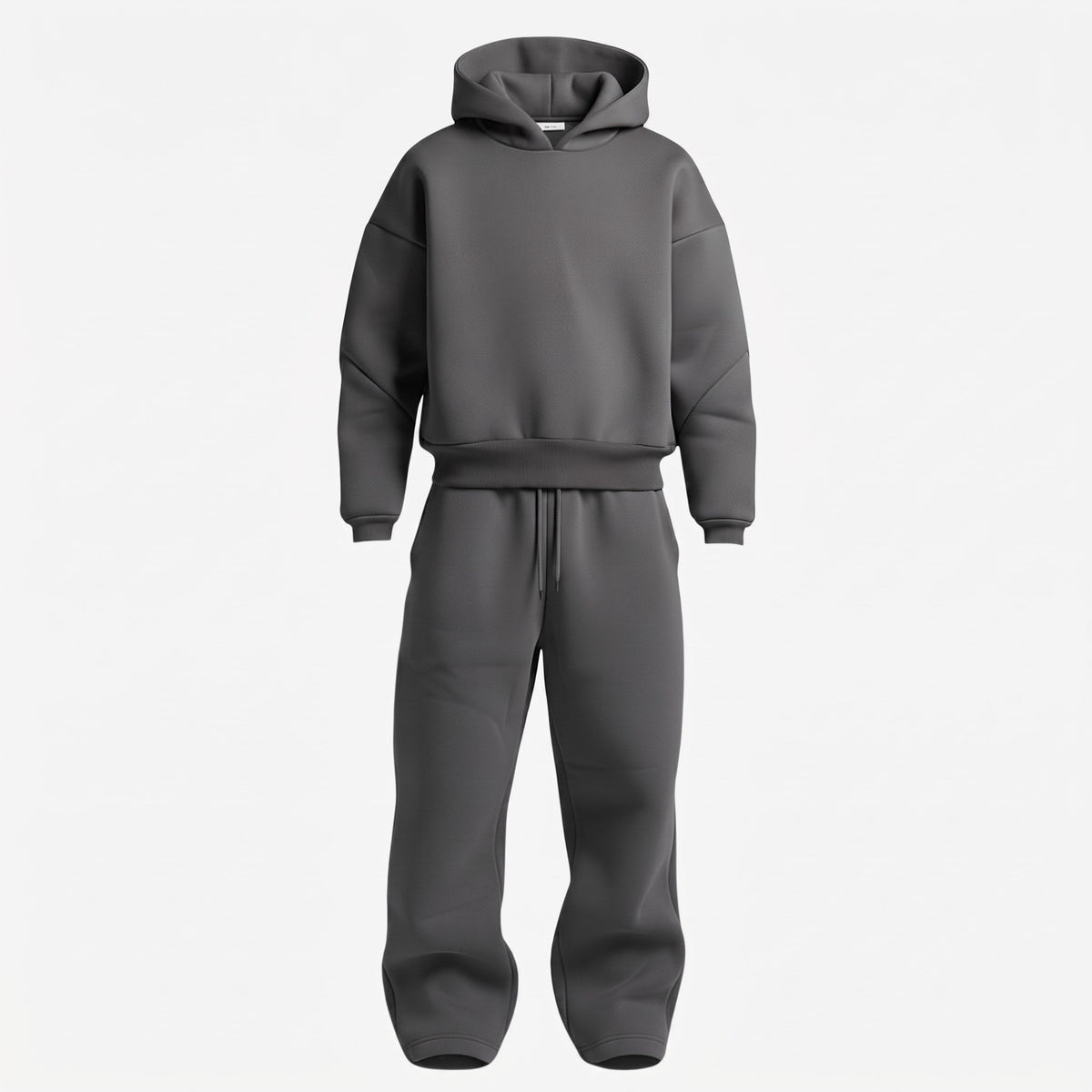 Darius Oversized Hoodie Tracksuit - Dark Gray