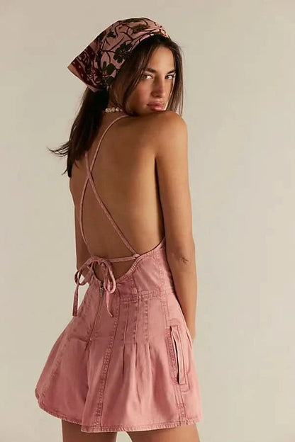Dazed Denim Romper