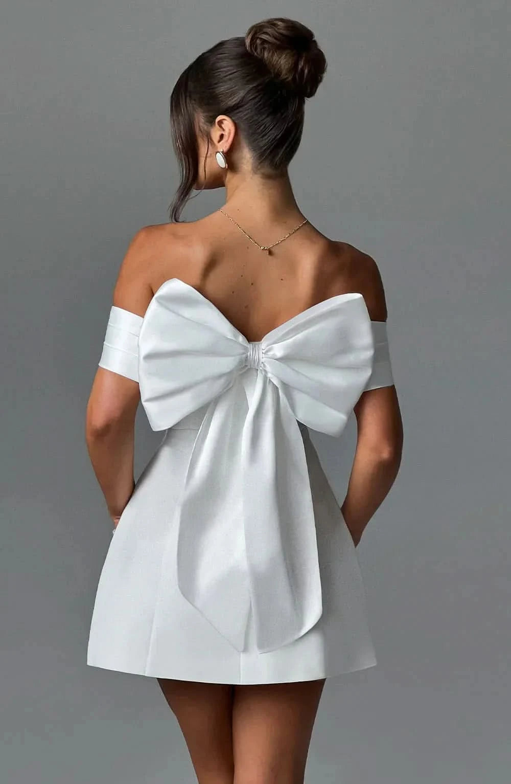 Demi Bow Mini Dress