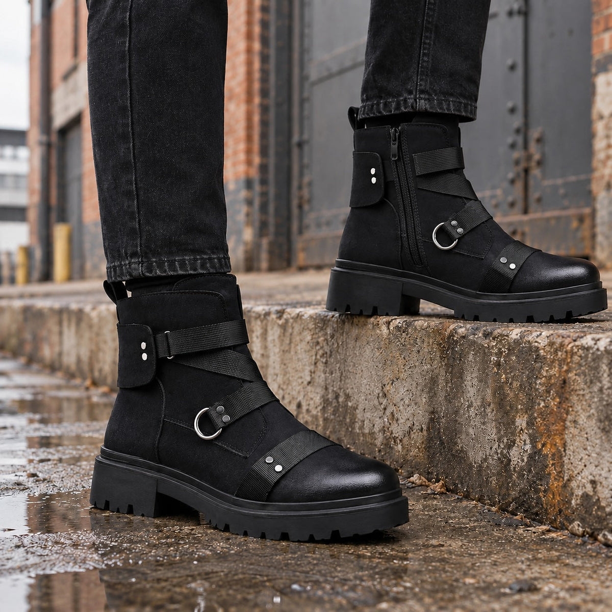Desmond Combat Boots