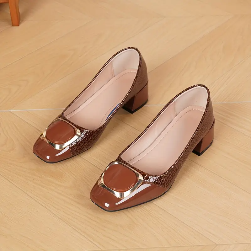 Emeraude Block Heel Shoes