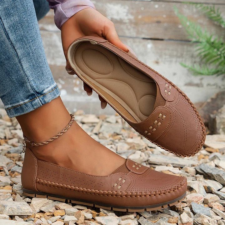 Giuliana Perforated Loafers