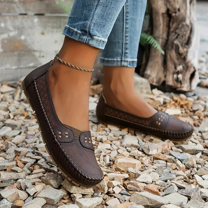 Giuliana Perforated Loafers