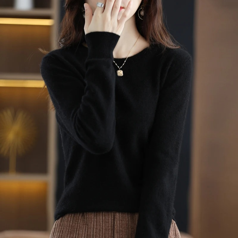 Honoree Ribbed Knit Top - Black
