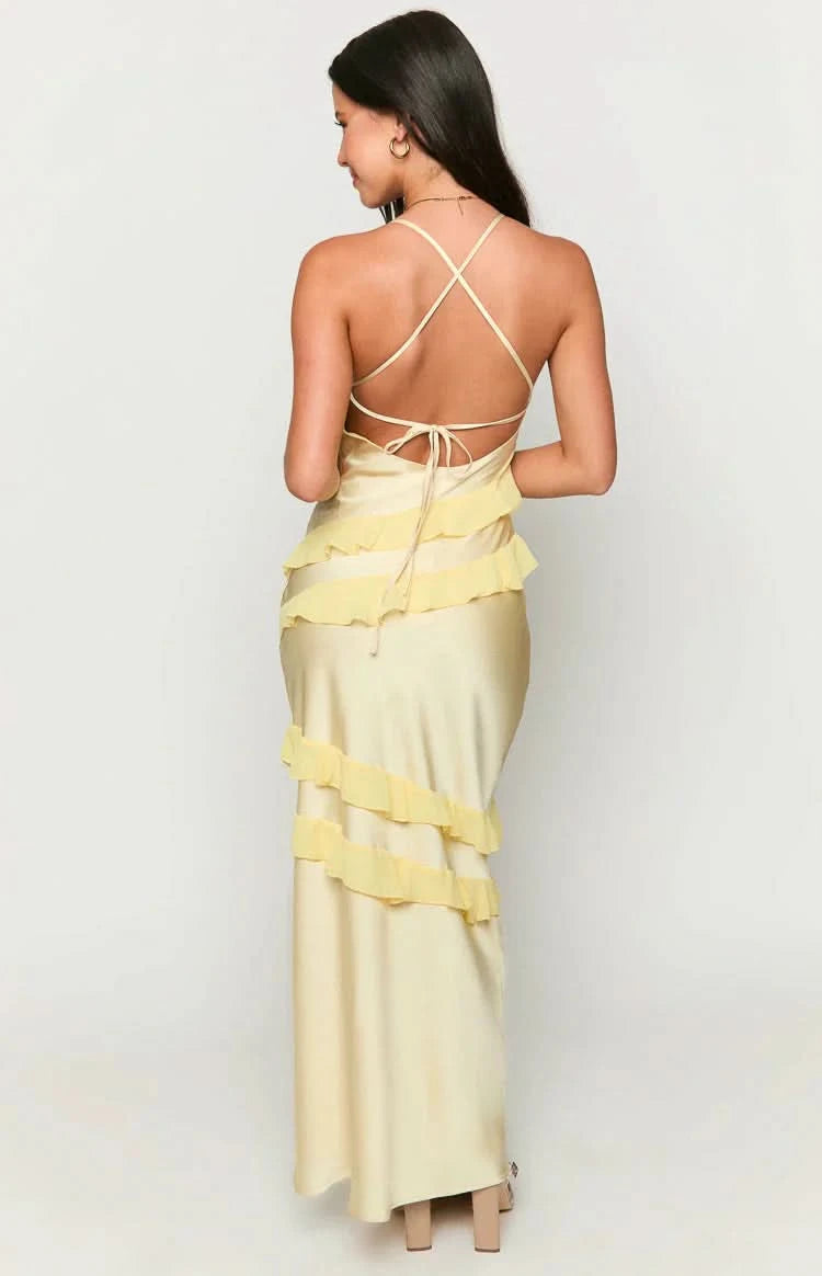Inara Ruffle Maxi Dress