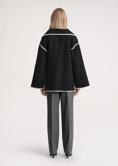 Jessy Elegant Scarf Coat