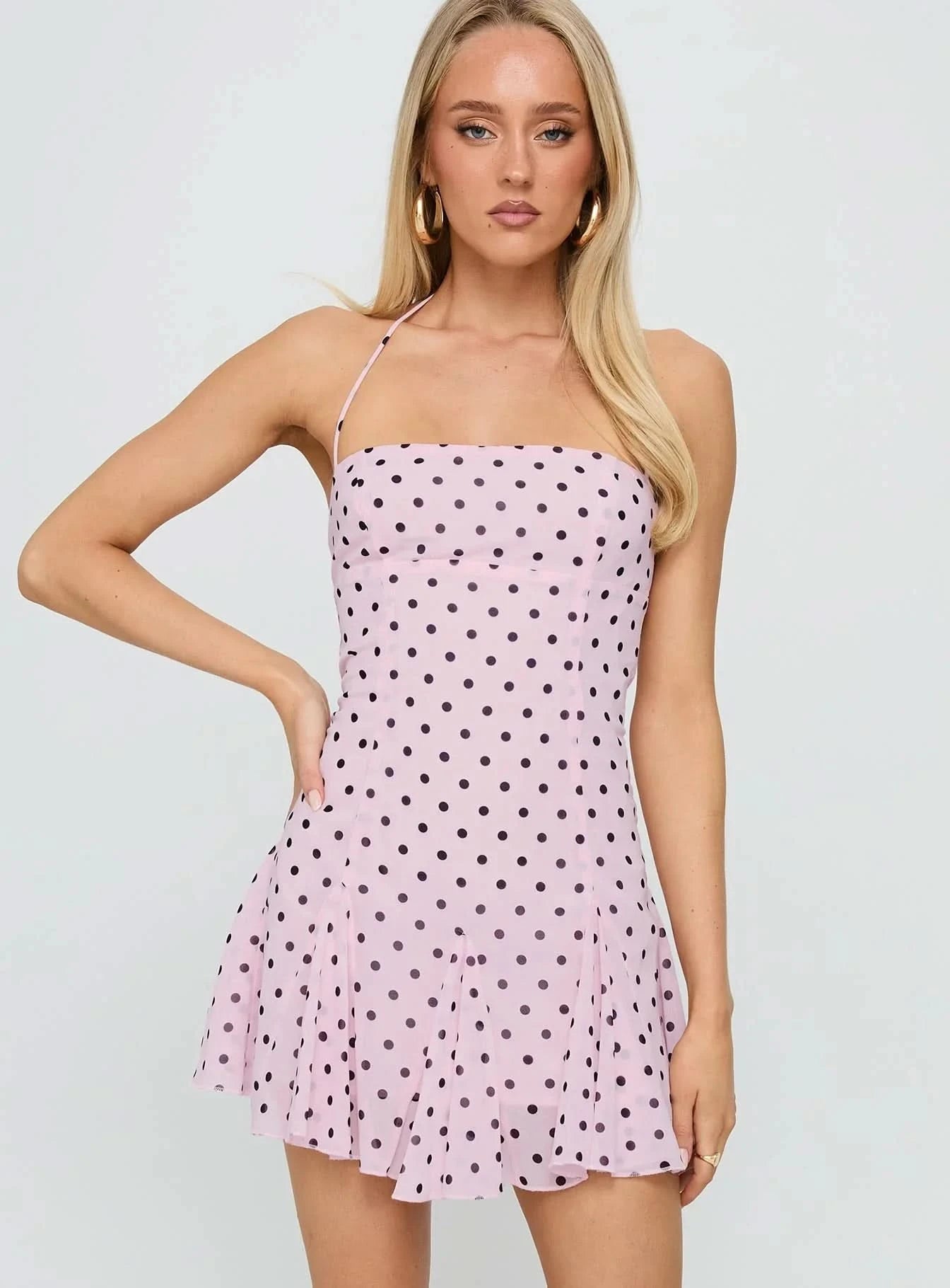 Katie Polka Mini Dress