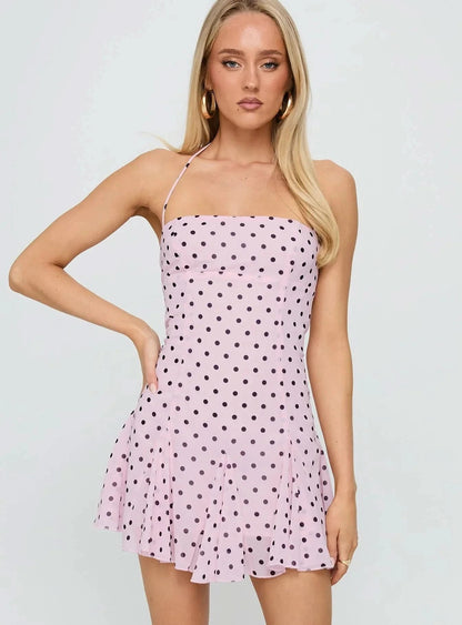 Katie Polka Mini Dress